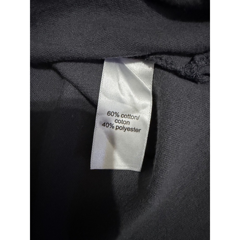 Maurices Womens T-Shirt XS Paris Sport Club Tennis Graphic Charcoal Grey Boxy - Picture 9 of 14
